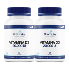 Colecalciferol - Vitamina D3 20.000 UI 12 Cápsulas - comprar online
