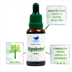 Algodoeiro Tintura Vegetal 30 ml - All Fórmulas Farmácia de Manipulação