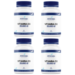 Colecalciferol - Vitamina D3 20.000 UI 12 Cápsulas - All Fórmulas Farmácia de Manipulação