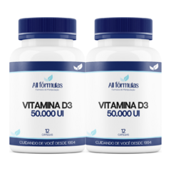 Vitamina D3 50.000 UI 12 Cápsulas - Colecalciferol - comprar online