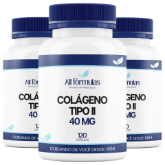 Colágeno Tipo 40mg - 120 Cápsulas - comprar online