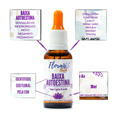 Baixa Autoestima (Florais de Bach) - comprar online