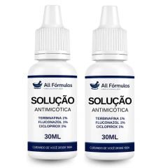 Solução 30ml - Ciclopirox - Terbinafina - Fluconazol - comprar online