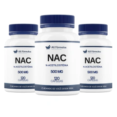 N-Acetilcisteína (NAC) 500MG - 120 Cápsulas - comprar online