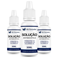 Solução 30ml - Ciclopirox - Terbinafina - Fluconazol na internet
