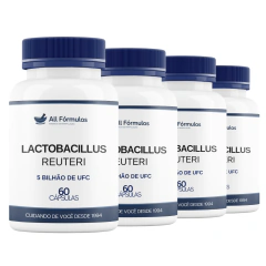 Lactobacillus Reuteri 5 Bi UFC - 60 Cápsulas - All Fórmulas Farmácia de Manipulação
