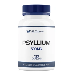 Psyllium (Plantago Ovata) 500MG - 120 Cápsulas