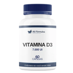 Vitamina D3 7.000ui - 60 Cápsulas