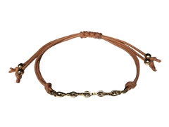 Pulseira Mini Elos dourado