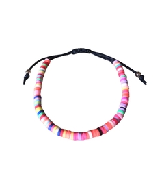 Pulseira mini borrachinhas coloridas