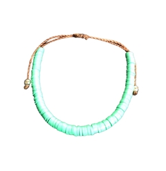 Pulseira Borrachinhas Turquesa