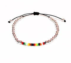 Pulseira bolinha cores colorida