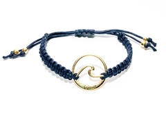 Pulseira onda redonda gold