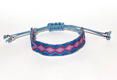 Pulseira Achatada Azul