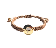 Pulseira Coqueiro Dourado