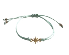 Pulseira fininha sol dourado