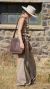 Bandolera Justina chocolate - comprar online