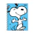 Caderno Colegial Tilibra Snoopy 1 Matéria 80 Folhas - loja online