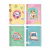 Caderno Brochura Credeal Universitário Lala Pets 80Fls Capa Dura