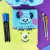 Caderno de Anotações Dac Fluffy Monstros S.A. 80 Folhas - Ju em Cores Papelaria