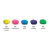 Massinha de Modelar Soft Acrilex 5 Cores 325g - comprar online