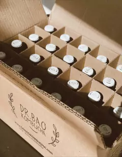 Caixa Dr. Bao Kombucha 24 unidades