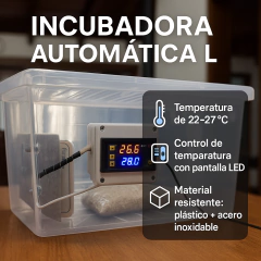 Incubadora Automatica Temperatura Estable 22° - 27°
