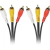 Cabo 3 RCA Macho x 3 RCA Macho Com Coaxial 1,8m Preto Storm - PCT / 10 na internet