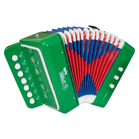 ACORDEON INFANTIL SPRING KIDS SPK-73V VERDE