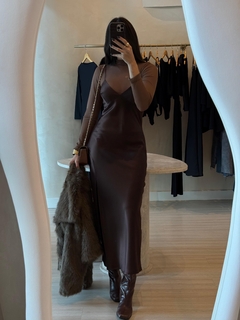 VESTIDO CETIM SABRINA