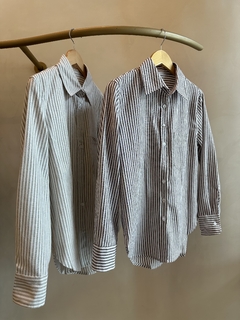 CAMISA LINHO LISTRADA - comprar online