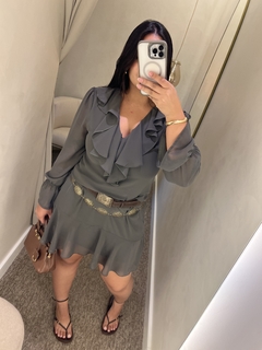 VESTIDO BABADOS NOEMI - Trendy Store