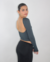 cropped hailey de manga comprida grafite na internet