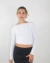 cropped hailey branco de manga comprida - comprar online
