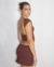 cropped hailey marrom - comprar online