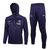 CONJUNTO MOLETOM PSG 2024 ZÍPER C/ CAPUZ - ROXO