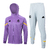 CONJUNTO MOLETOM REAL MADRID 2024 ZÍPER C/ CAPUZ - ROXO
