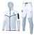 CONJUNTO MOLETOM AL NASSR 2024 ZÍPER C/ CAPUZ - BRANCO