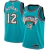REGATA MEMPHIS GRIZZLIES TURQUOISE HARDWOOD CLASSICS FINISHED SWINGMAN JERSEY