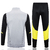 CONJUNTO MOLETOM FLAMENGO 2023 ZÍPER S/ CAPUZ - CINZA | PRETO - comprar online
