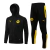 CONJUNTO MOLETOM BORUSSIA DORTMUND 2022 ZÍPER C/ CAPUZ - PRETO | AMARELO