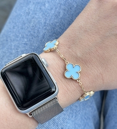 Pulseira Trevo Azul