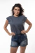 Camiseta sem mangas muscle tee sem ombreiras lisa