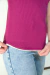 Blusa canelada duas cores sem mangas - Mari Telli