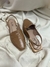 Sapatilha slingback
