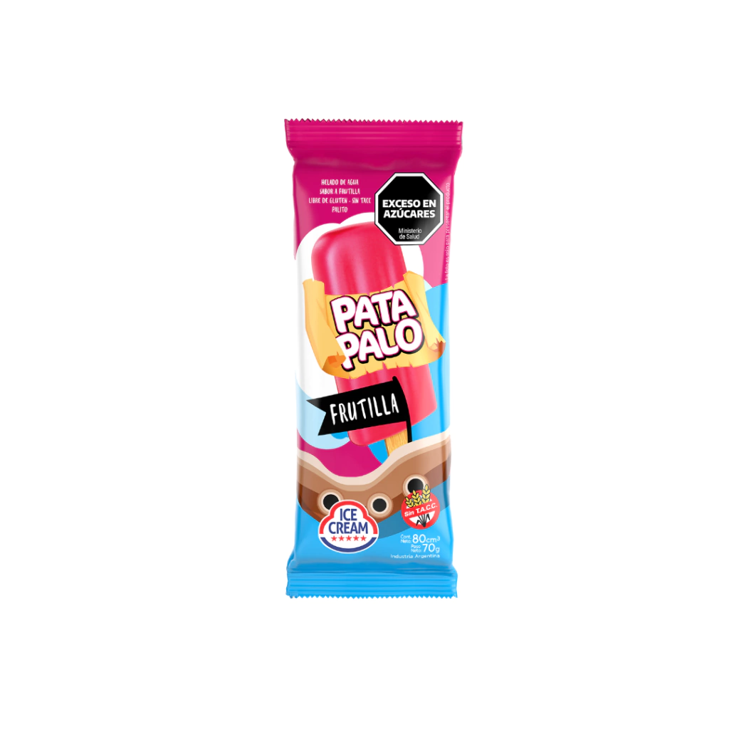 Patapalo Frutilla SIN GLUTEN|Unidad o Caja x24u.|