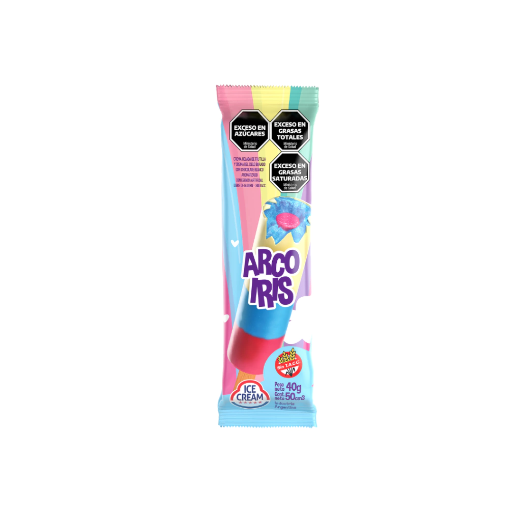 Palito Arcoiris SIN GLUTEN|Unidad o Caja x24u.|