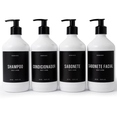 Kit 4 Frascos - 500 ml