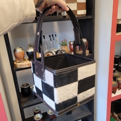 Matera Canasta Cuero c/Pelo - AMATERA MATES