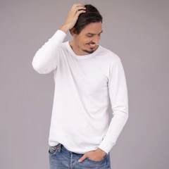 102 - Camiseta De Hombre Térmica Manga Larga en internet